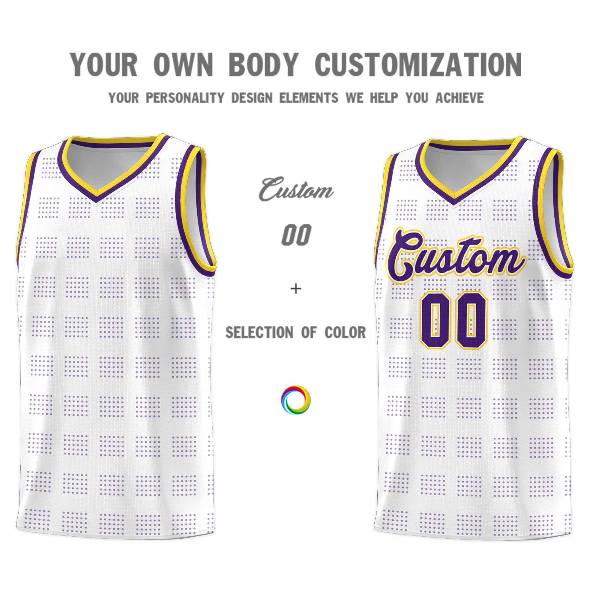 Custom Neon Green Navy-White Side Two-Tone Classic Sports Uniform Basketball Jersey |KXKSHOP