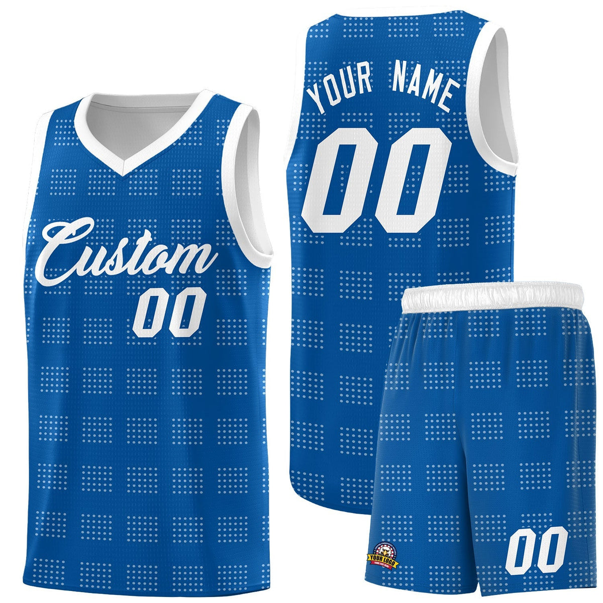 Custom Neon Green Navy-White Side Two-Tone Classic Sports Uniform Basketball Jersey |KXKSHOP