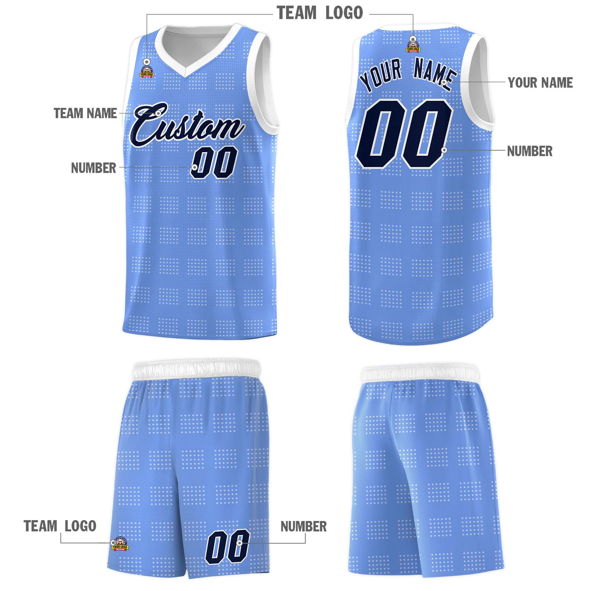 Custom Neon Green Navy-White Side Two-Tone Classic Sports Uniform Basketball Jersey |KXKSHOP