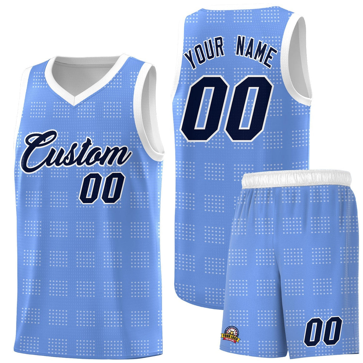 Custom Neon Green Navy-White Side Two-Tone Classic Sports Uniform Basketball Jersey |KXKSHOP