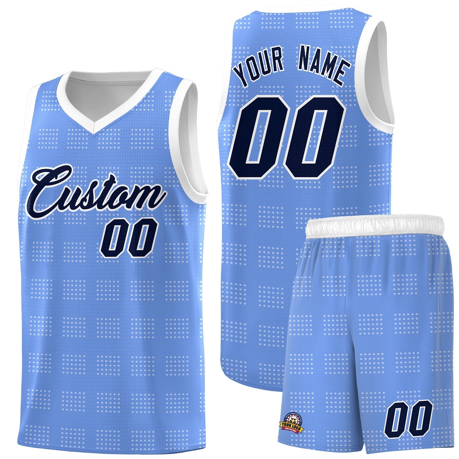 Custom Neon Green Navy-White Side Two-Tone Classic Sports Uniform Basketball Jersey |KXKSHOP