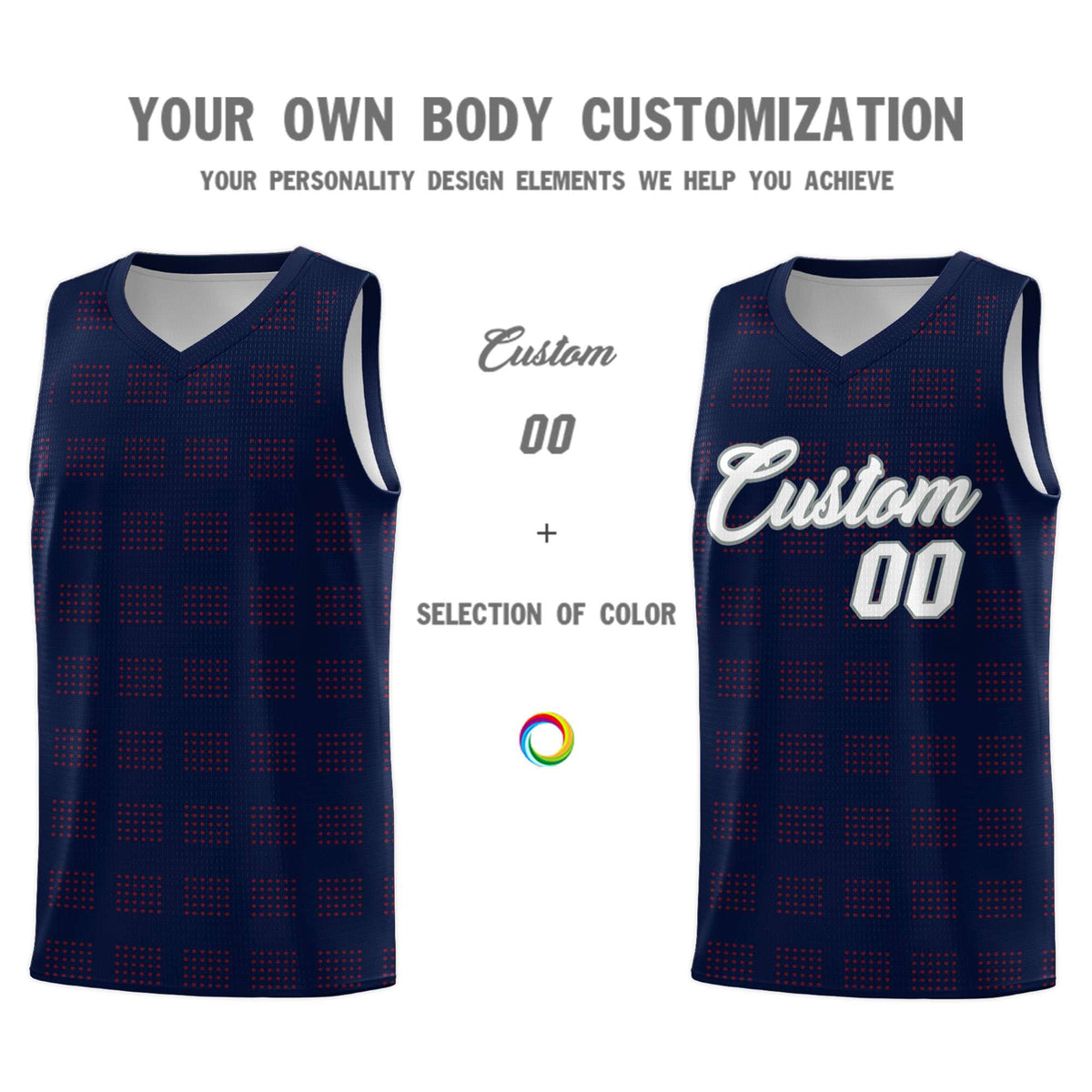Custom Neon Green Navy-White Side Two-Tone Classic Sports Uniform Basketball Jersey |KXKSHOP