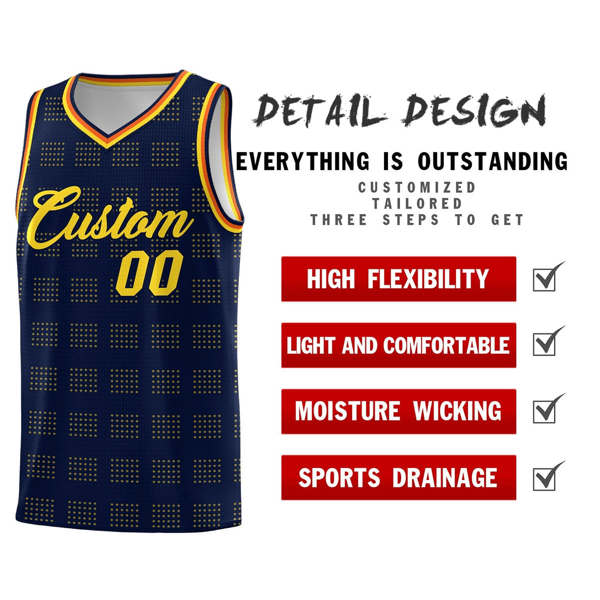 Custom Neon Green Navy-White Side Two-Tone Classic Sports Uniform Basketball Jersey |KXKSHOP