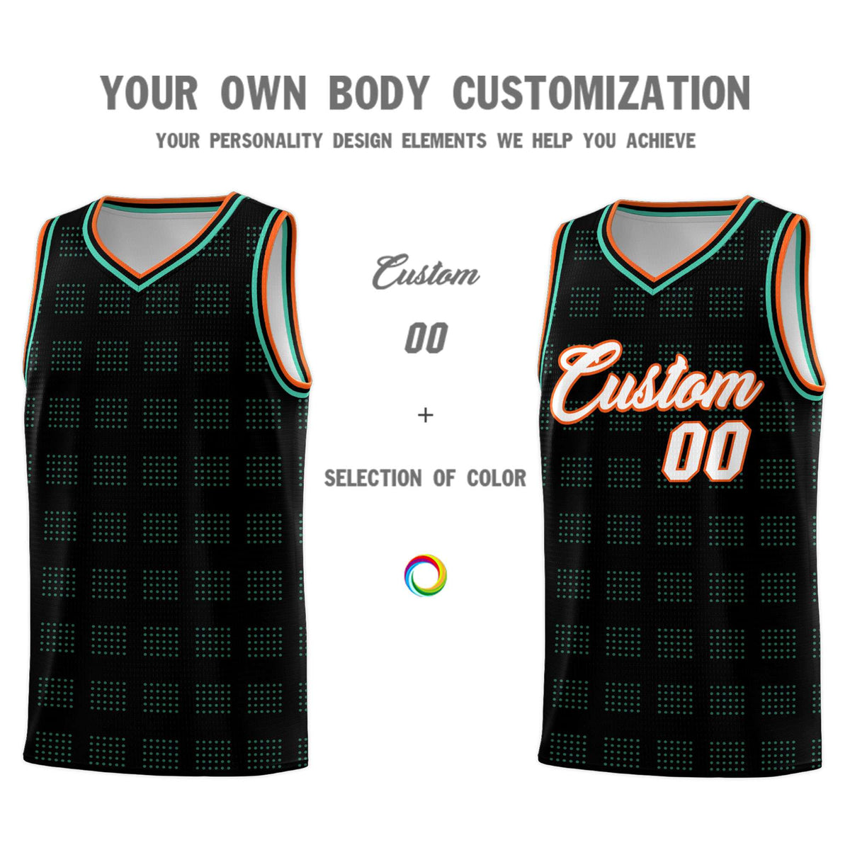 Custom Neon Green Navy-White Side Two-Tone Classic Sports Uniform Basketball Jersey |KXKSHOP