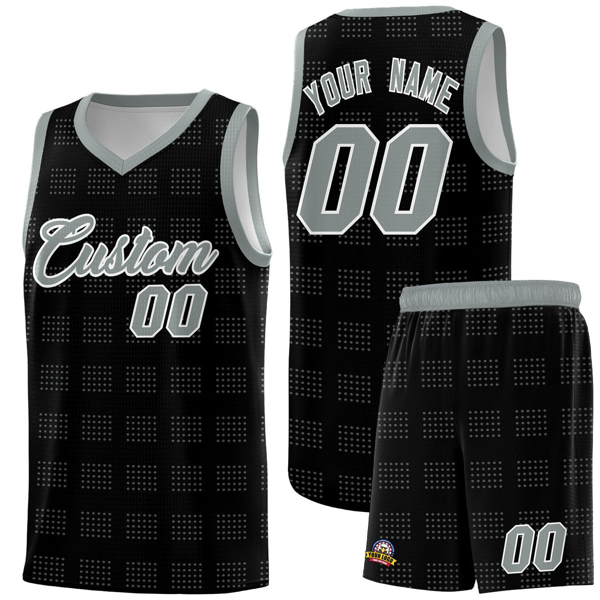 Custom Neon Green Navy-White Side Two-Tone Classic Sports Uniform Basketball Jersey |KXKSHOP