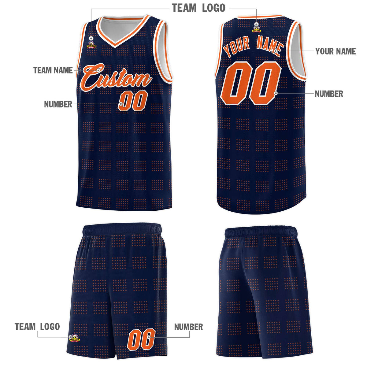 Custom Neon Green Navy-White Side Two-Tone Classic Sports Uniform Basketball Jersey |KXKSHOP