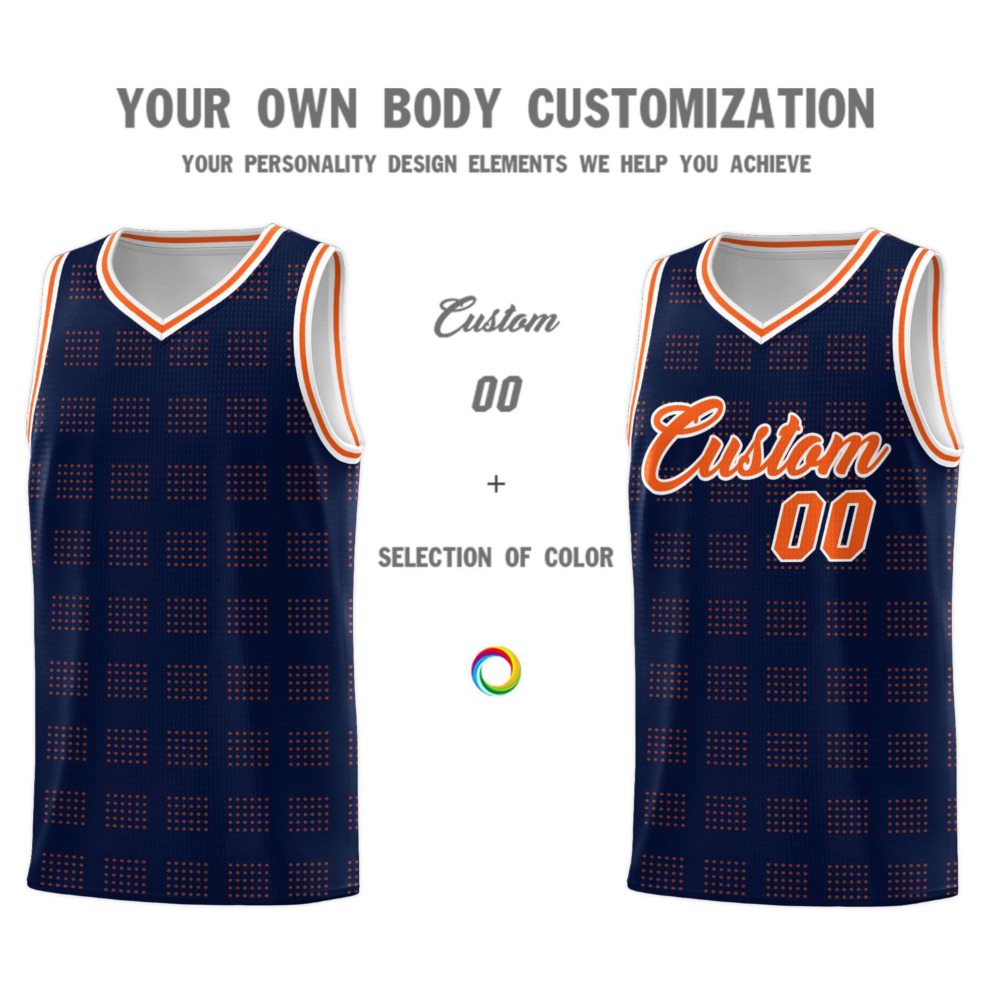 Custom Neon Green Navy-White Side Two-Tone Classic Sports Uniform Basketball Jersey |KXKSHOP
