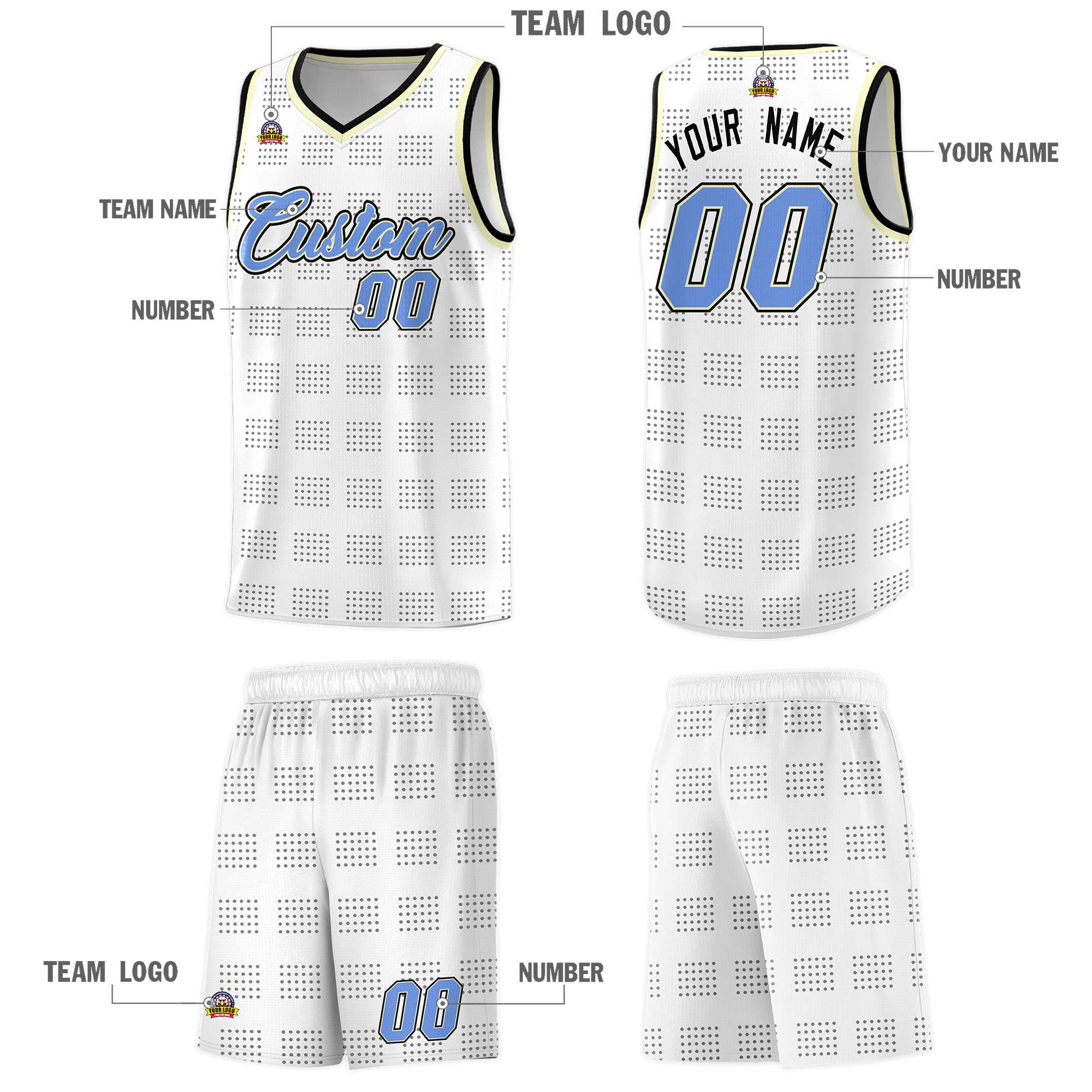 Custom Neon Green Navy-White Side Two-Tone Classic Sports Uniform Basketball Jersey |KXKSHOP
