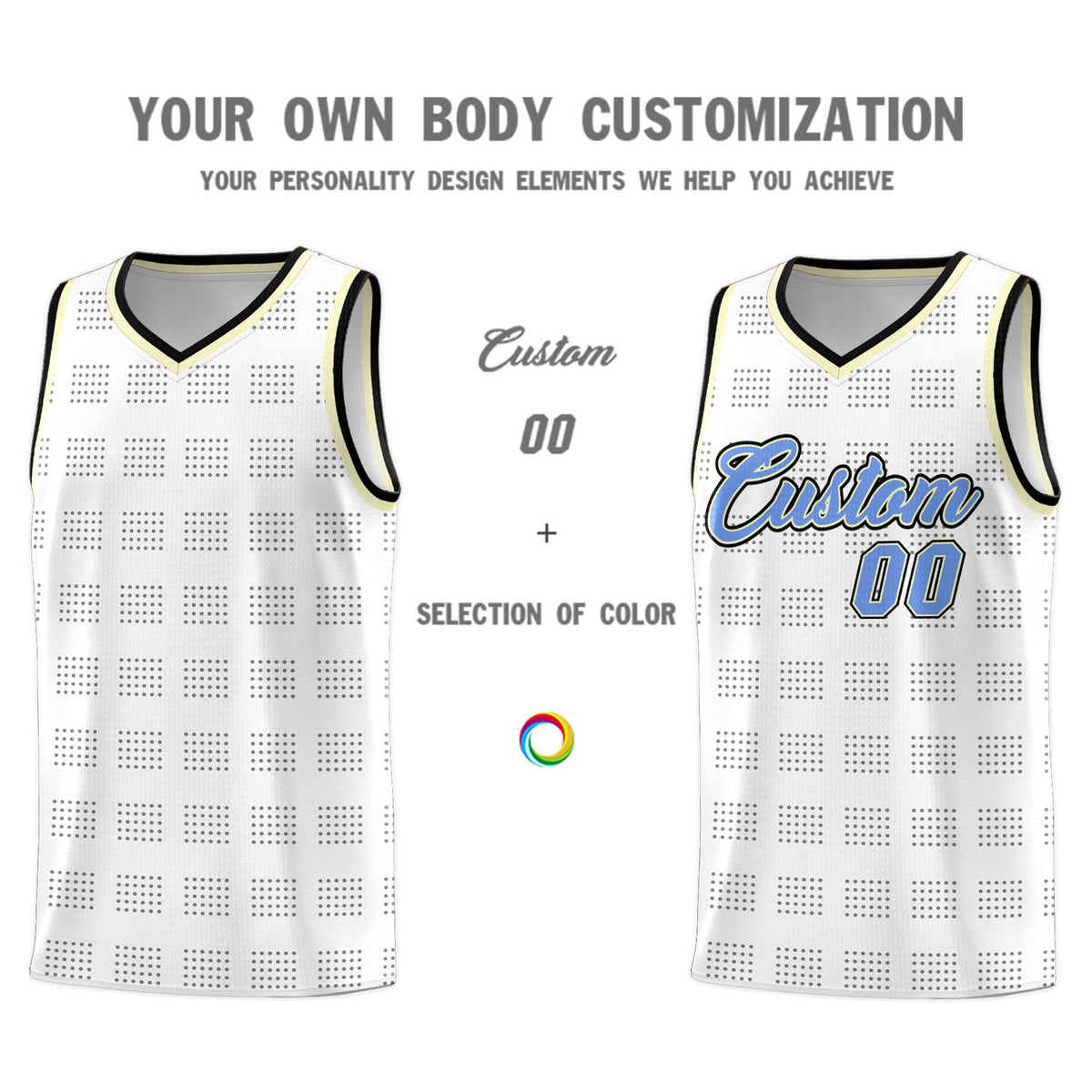Custom Neon Green Navy-White Side Two-Tone Classic Sports Uniform Basketball Jersey |KXKSHOP