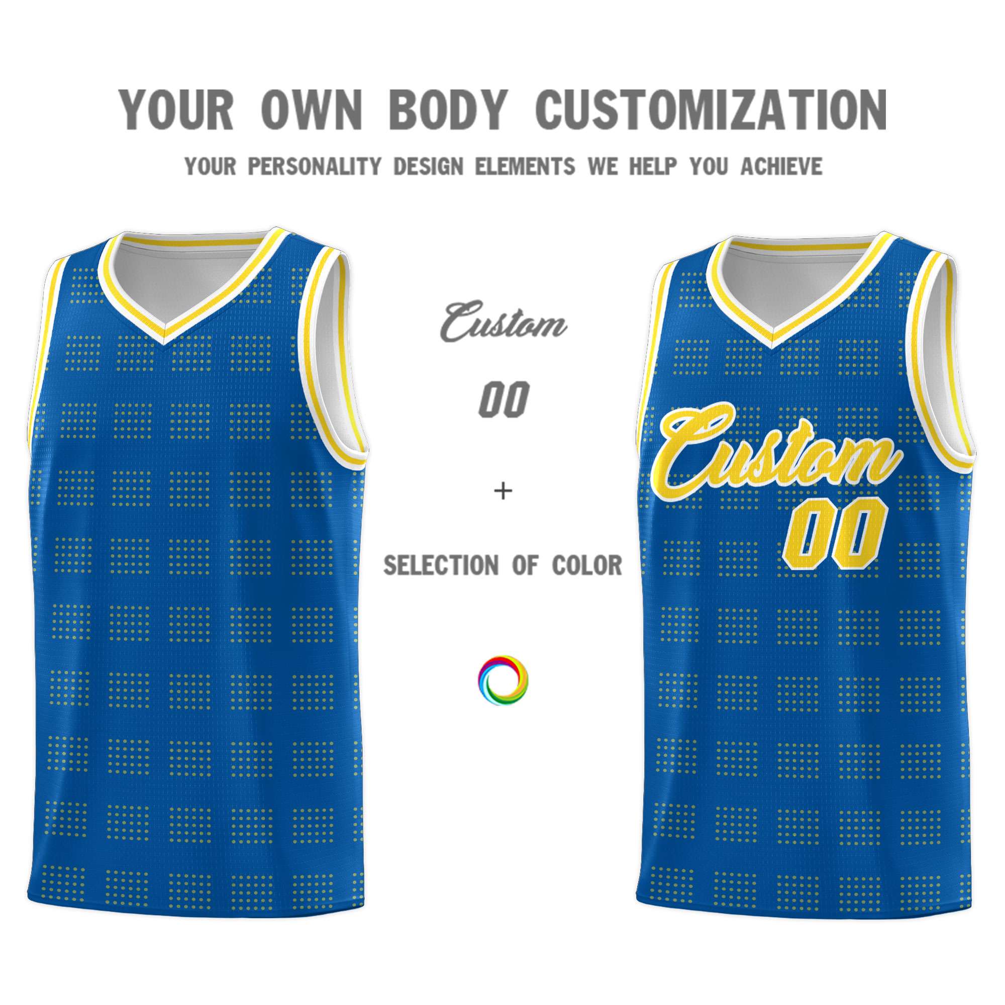 Custom Neon Green Navy-White Side Two-Tone Classic Sports Uniform Basketball Jersey |KXKSHOP