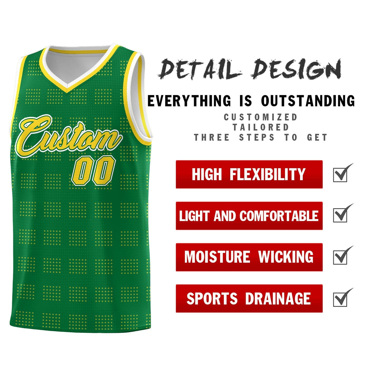 Custom Neon Green Navy-White Side Two-Tone Classic Sports Uniform Basketball Jersey |KXKSHOP