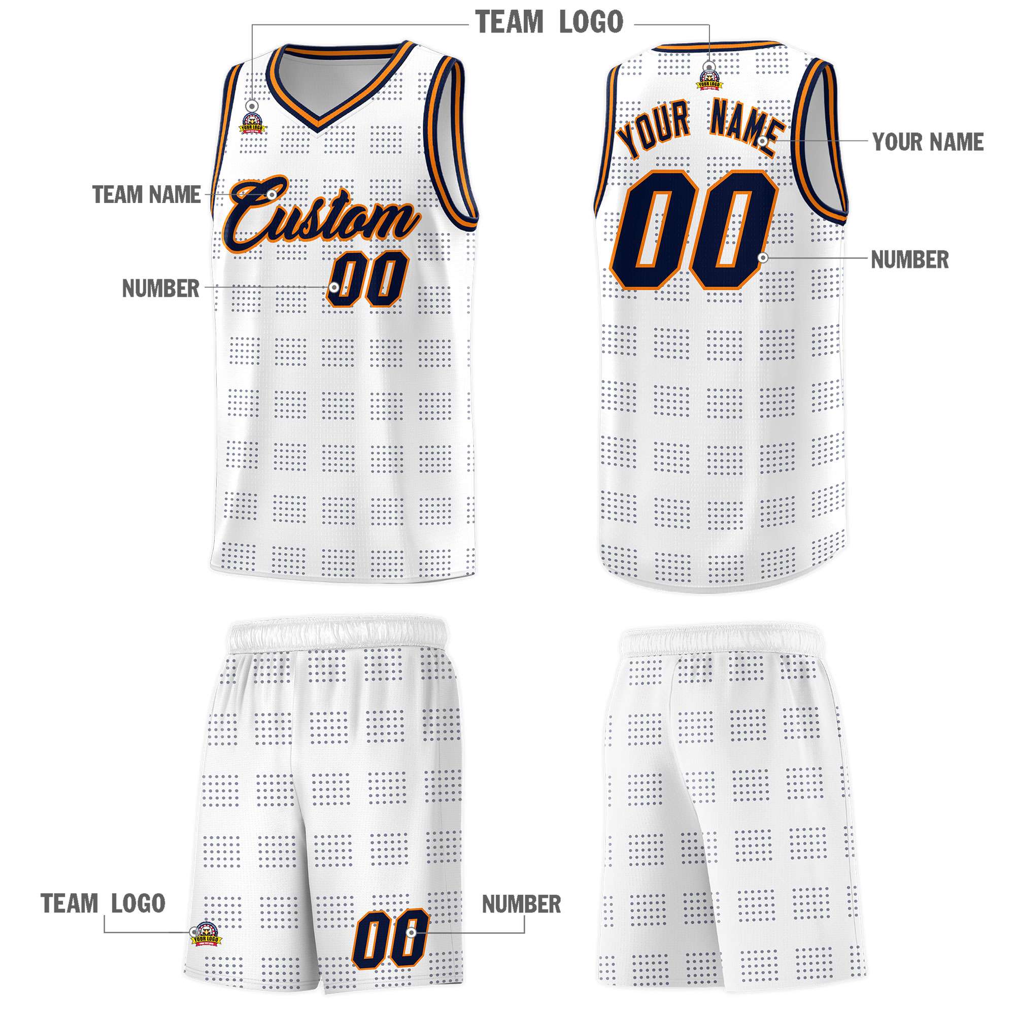 Custom Neon Green Navy-White Side Two-Tone Classic Sports Uniform Basketball Jersey |KXKSHOP