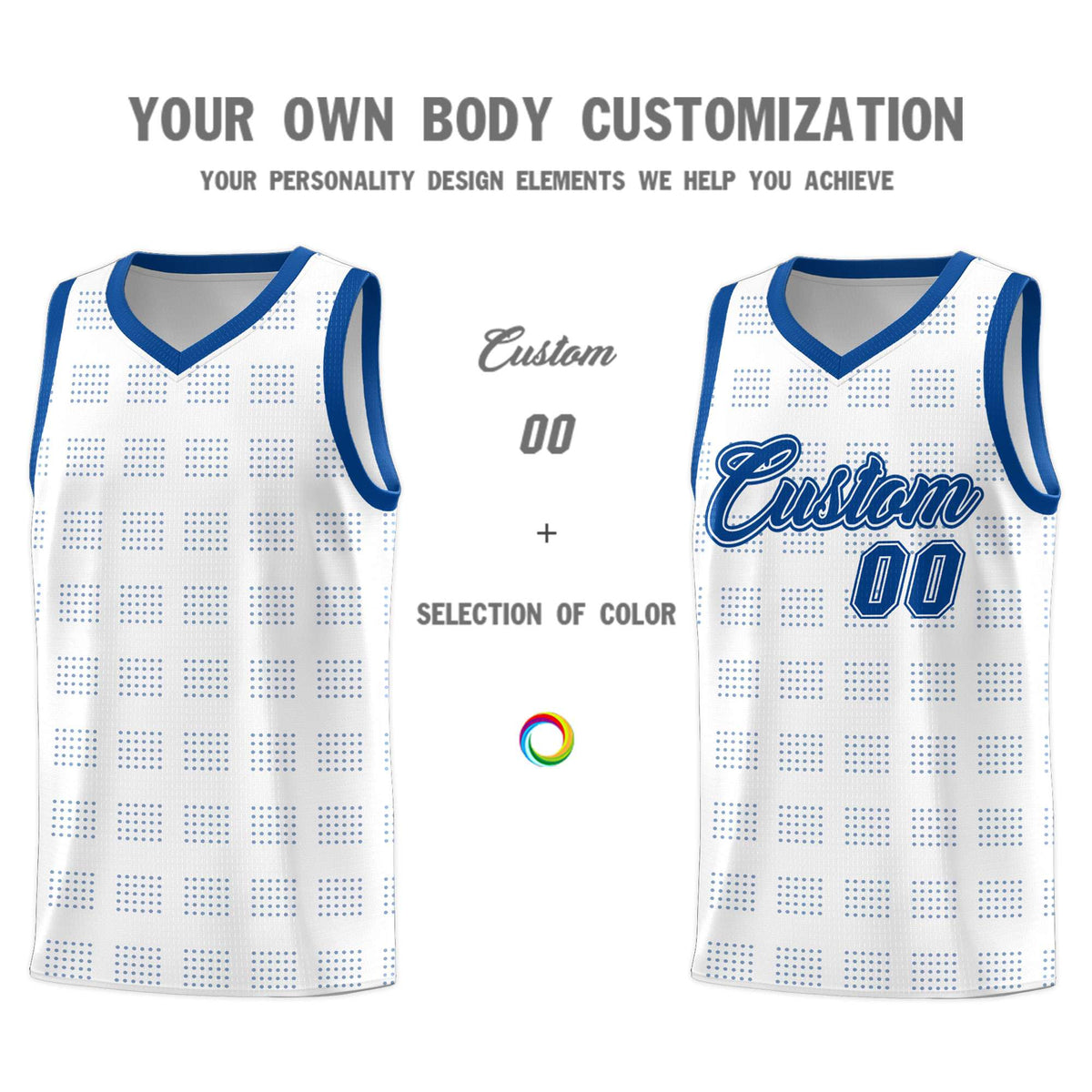 Custom Neon Green Navy-White Side Two-Tone Classic Sports Uniform Basketball Jersey |KXKSHOP