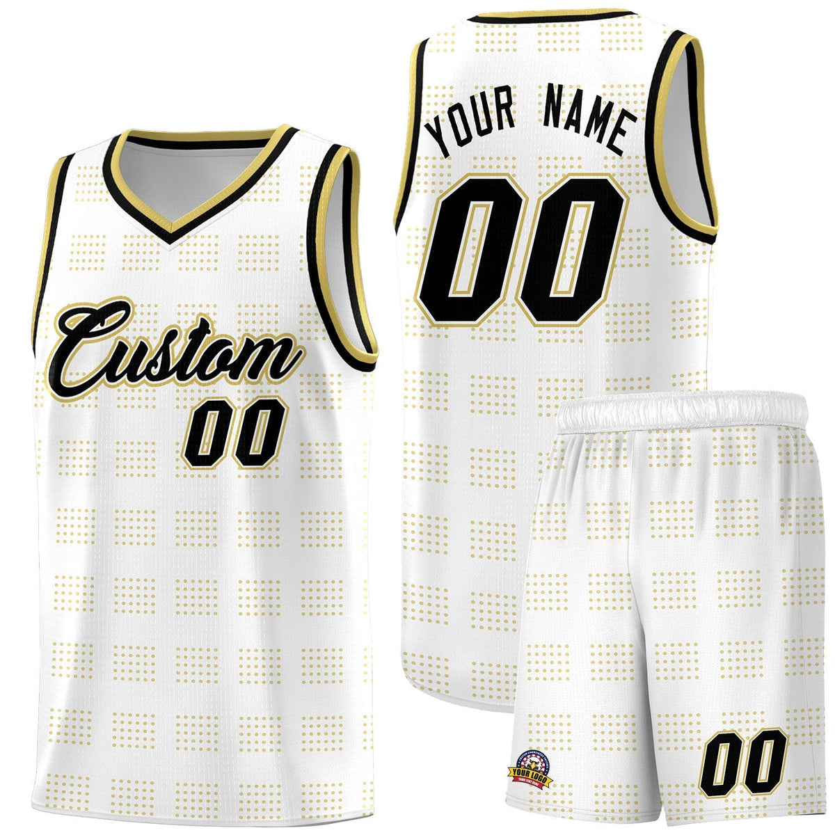 Custom Neon Green Navy-White Side Two-Tone Classic Sports Uniform Basketball Jersey |KXKSHOP