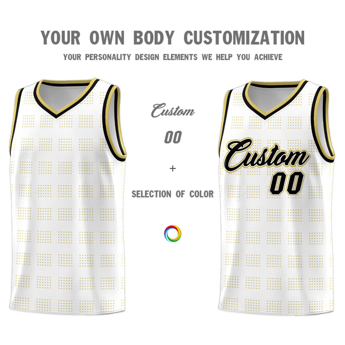 Custom Neon Green Navy-White Side Two-Tone Classic Sports Uniform Basketball Jersey |KXKSHOP