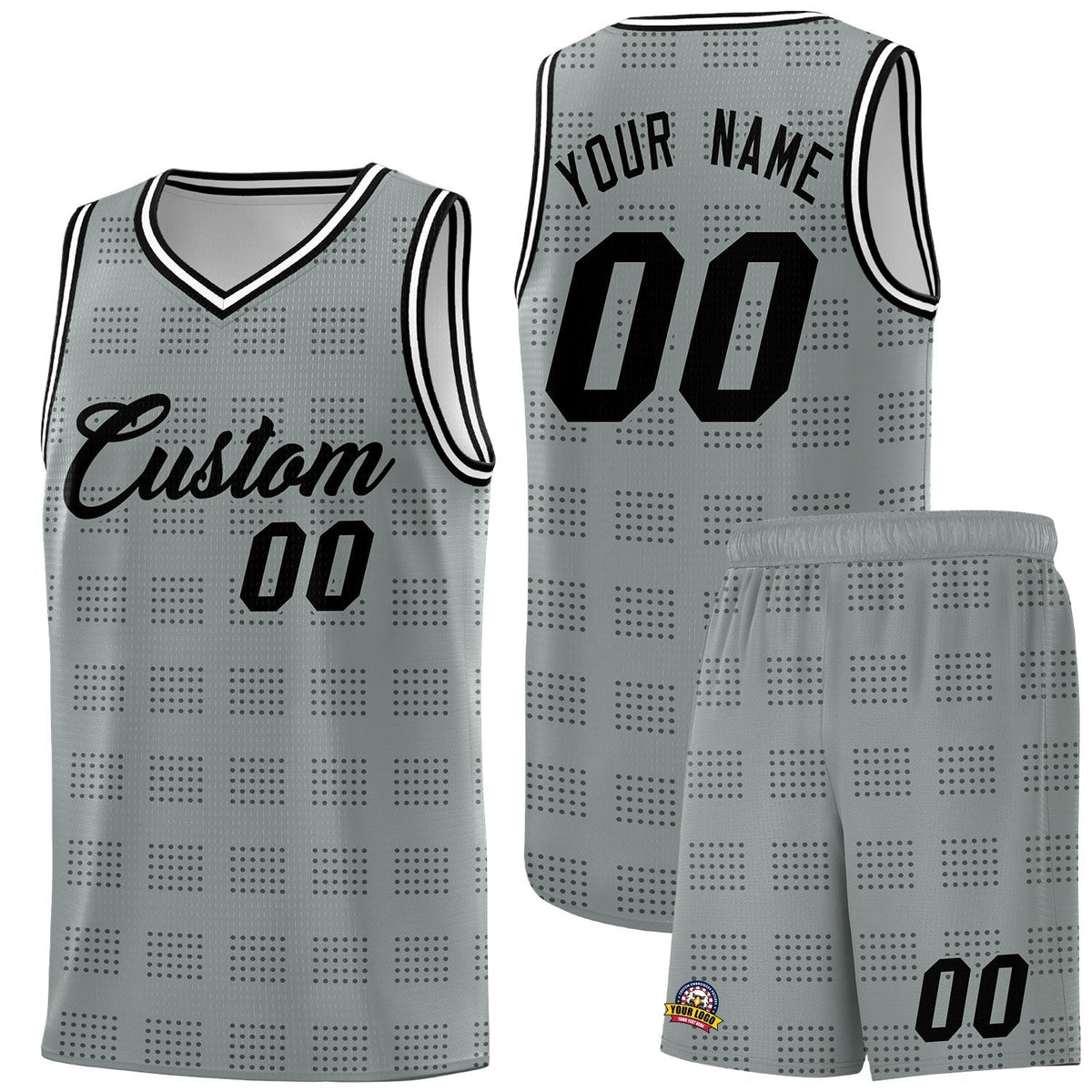 Custom Neon Green Navy-White Side Two-Tone Classic Sports Uniform Basketball Jersey |KXKSHOP