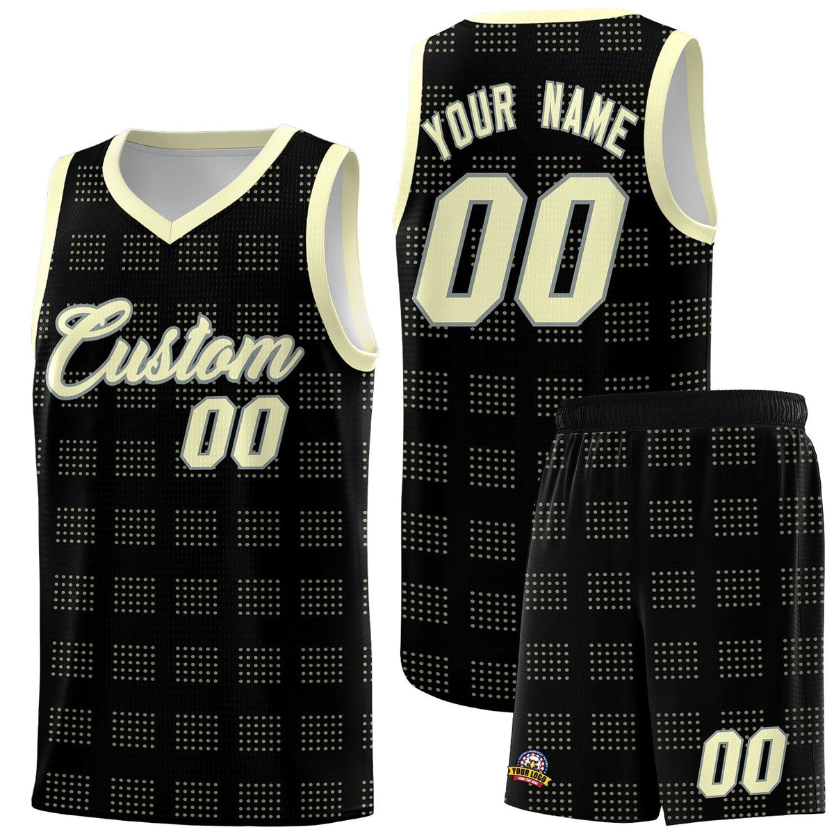 Custom Neon Green Navy-White Side Two-Tone Classic Sports Uniform Basketball Jersey |KXKSHOP