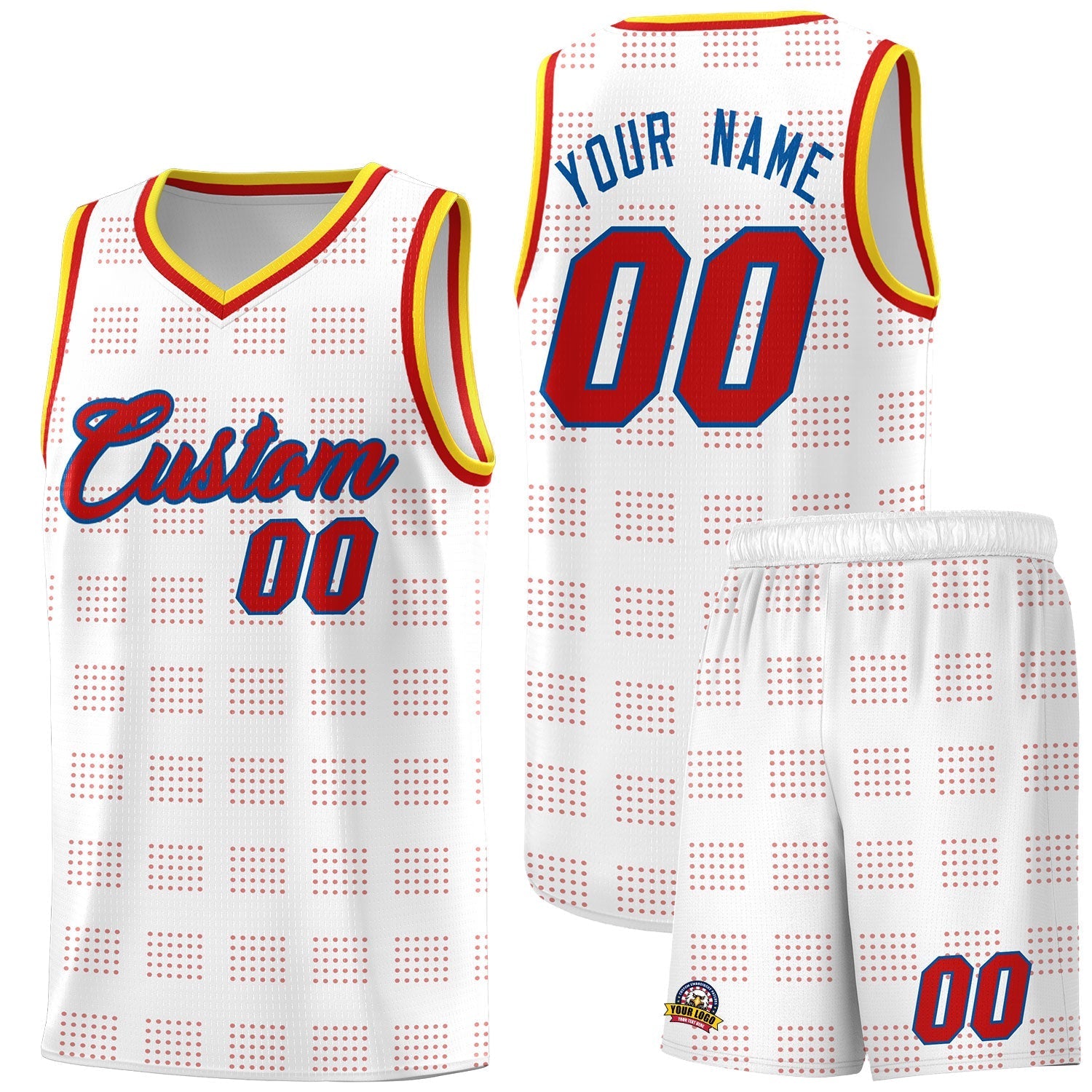 Custom Neon Green Navy-White Side Two-Tone Classic Sports Uniform Basketball Jersey |KXKSHOP