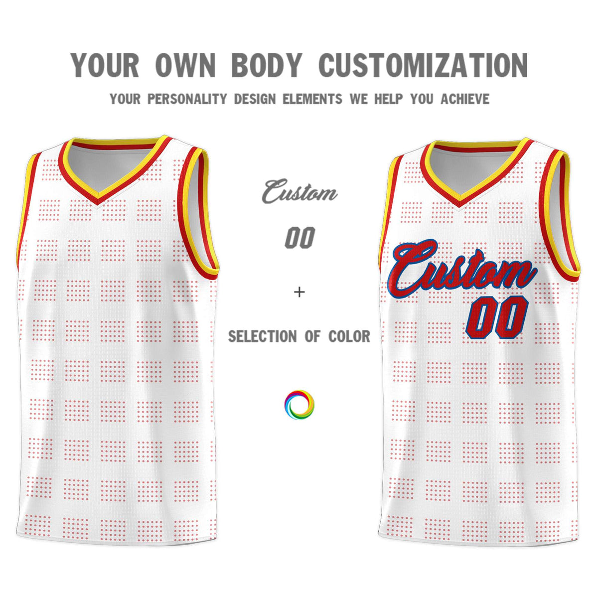 Custom Neon Green Navy-White Side Two-Tone Classic Sports Uniform Basketball Jersey |KXKSHOP
