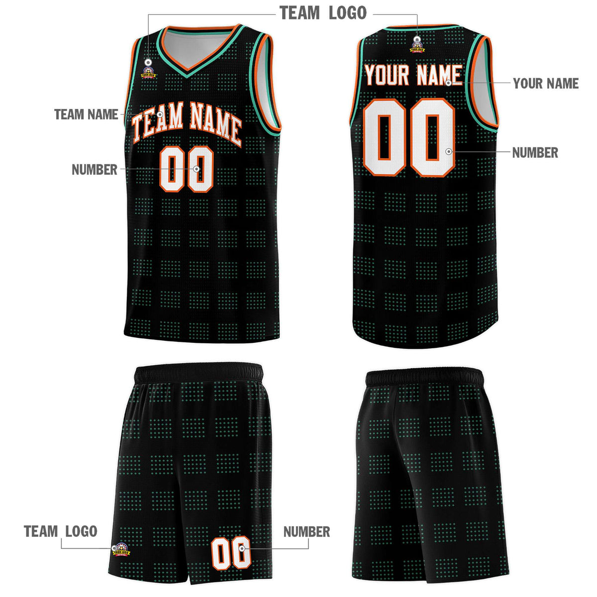 Custom Neon Green Navy-White Side Two-Tone Classic Sports Uniform Basketball Jersey |KXKSHOP