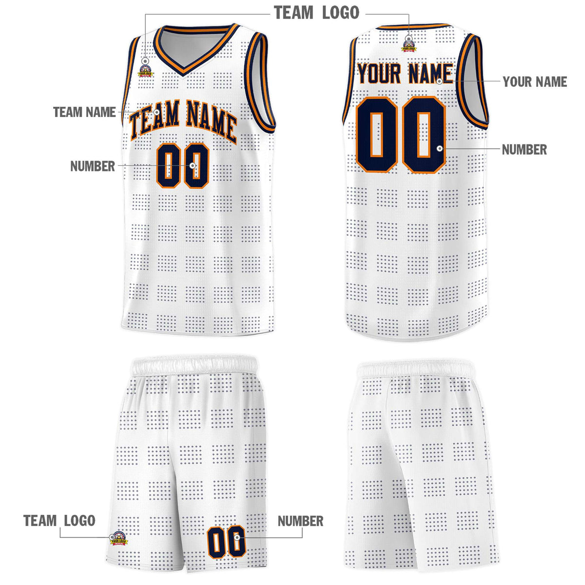 Custom Neon Green Navy-White Side Two-Tone Classic Sports Uniform Basketball Jersey |KXKSHOP