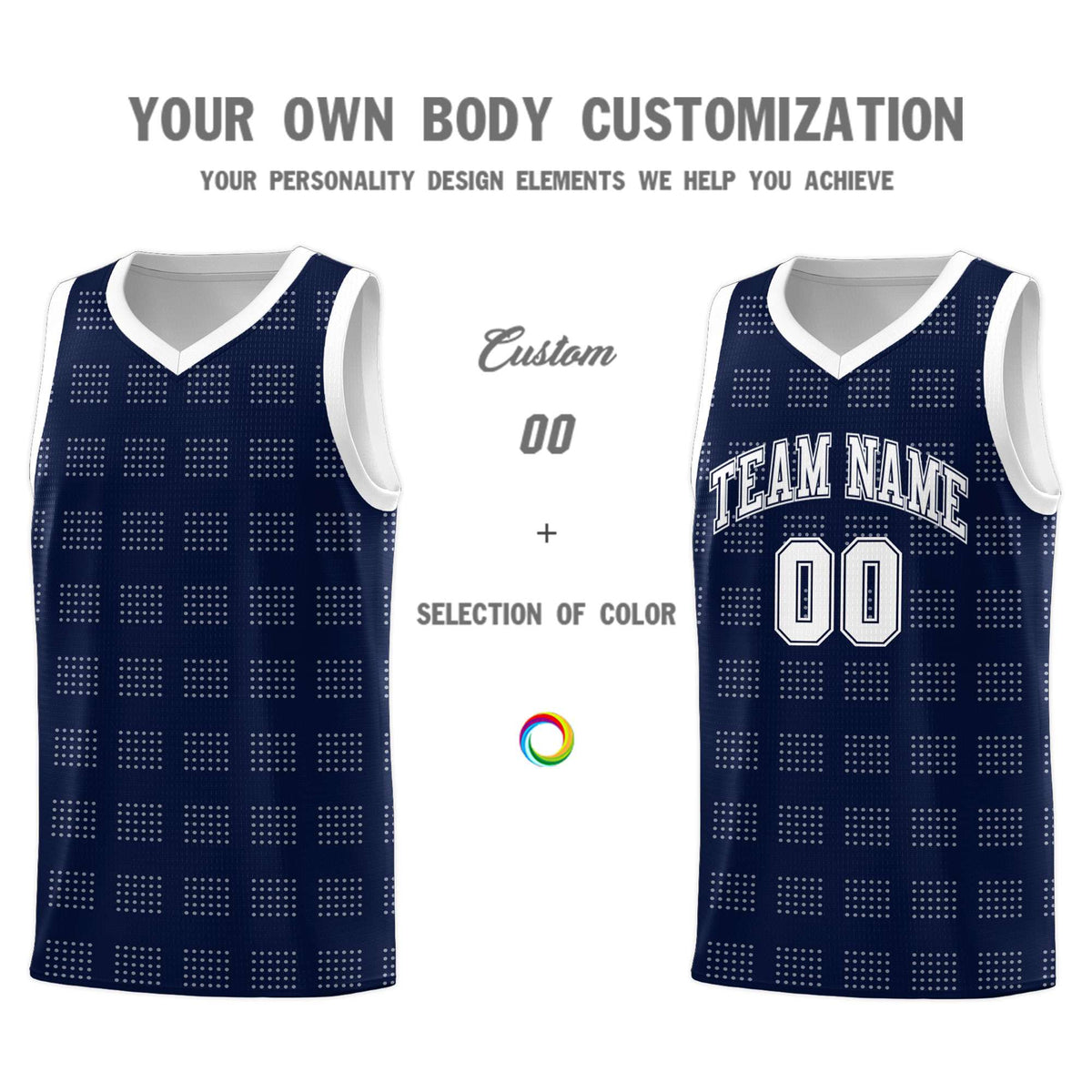Custom Neon Green Navy-White Side Two-Tone Classic Sports Uniform Basketball Jersey |KXKSHOP