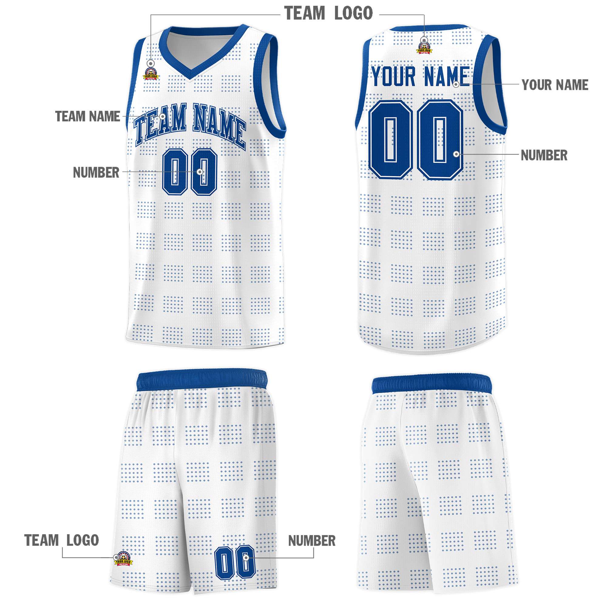 Custom Neon Green Navy-White Side Two-Tone Classic Sports Uniform Basketball Jersey |KXKSHOP
