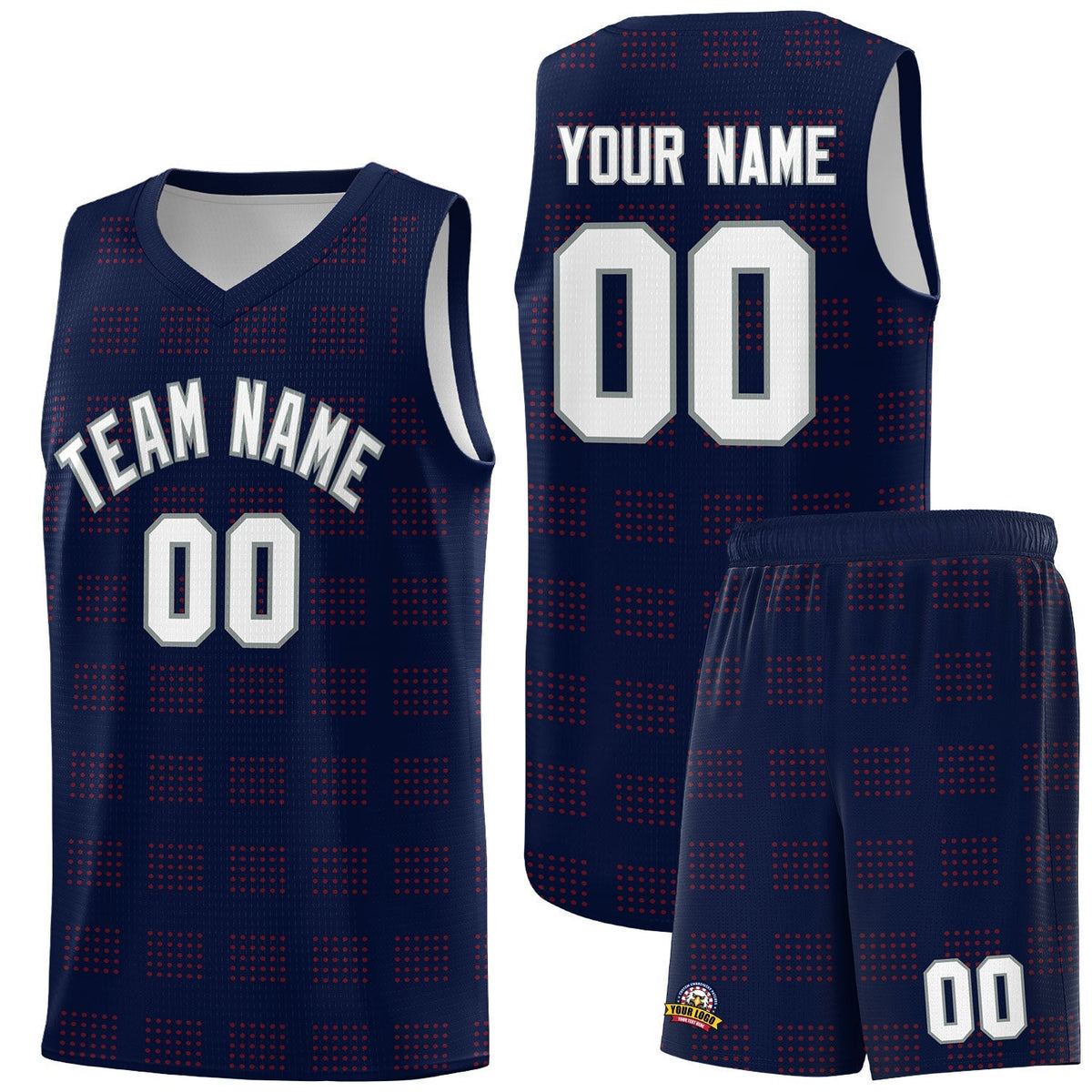 Custom Neon Green Navy-White Side Two-Tone Classic Sports Uniform Basketball Jersey |KXKSHOP