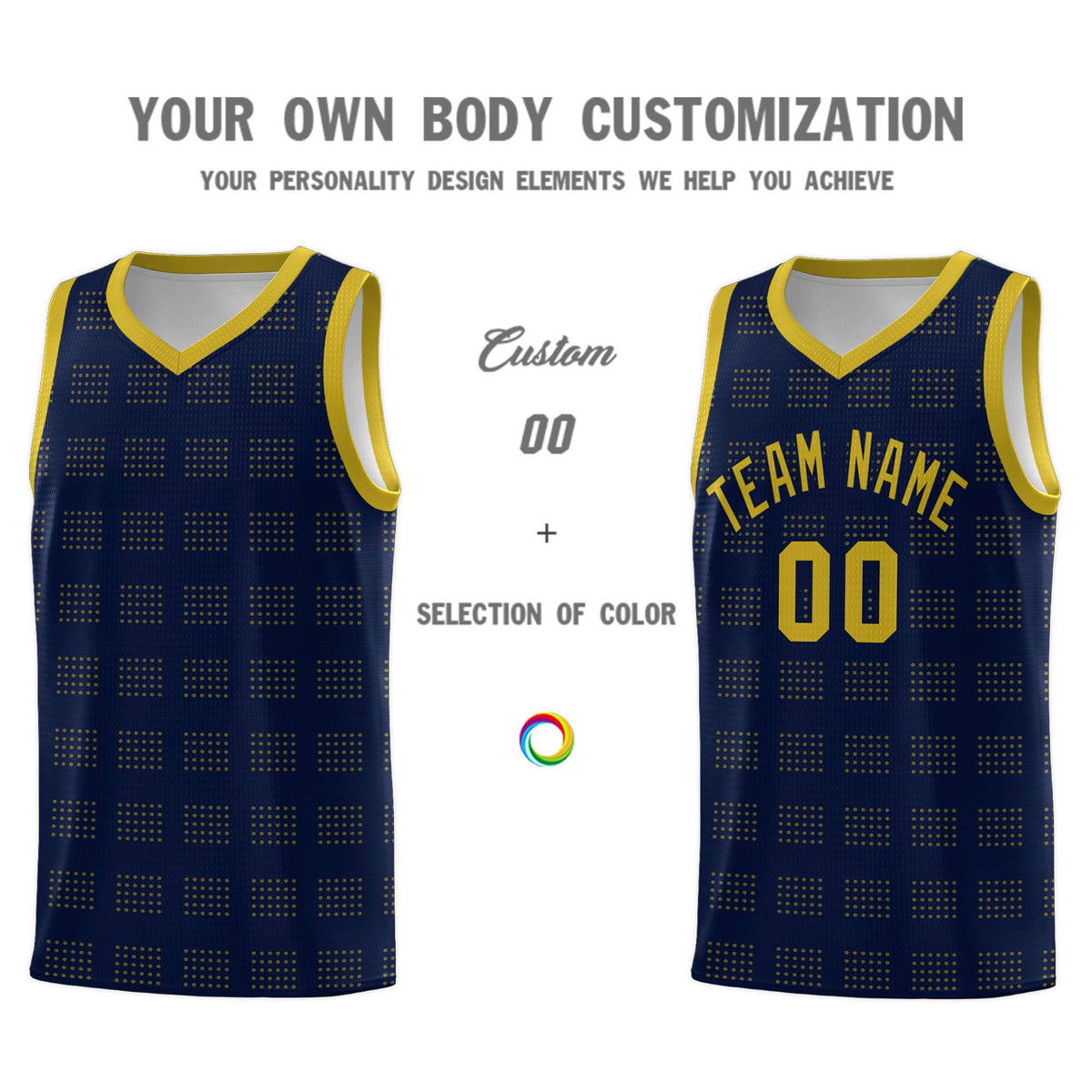 Custom Neon Green Navy-White Side Two-Tone Classic Sports Uniform Basketball Jersey |KXKSHOP