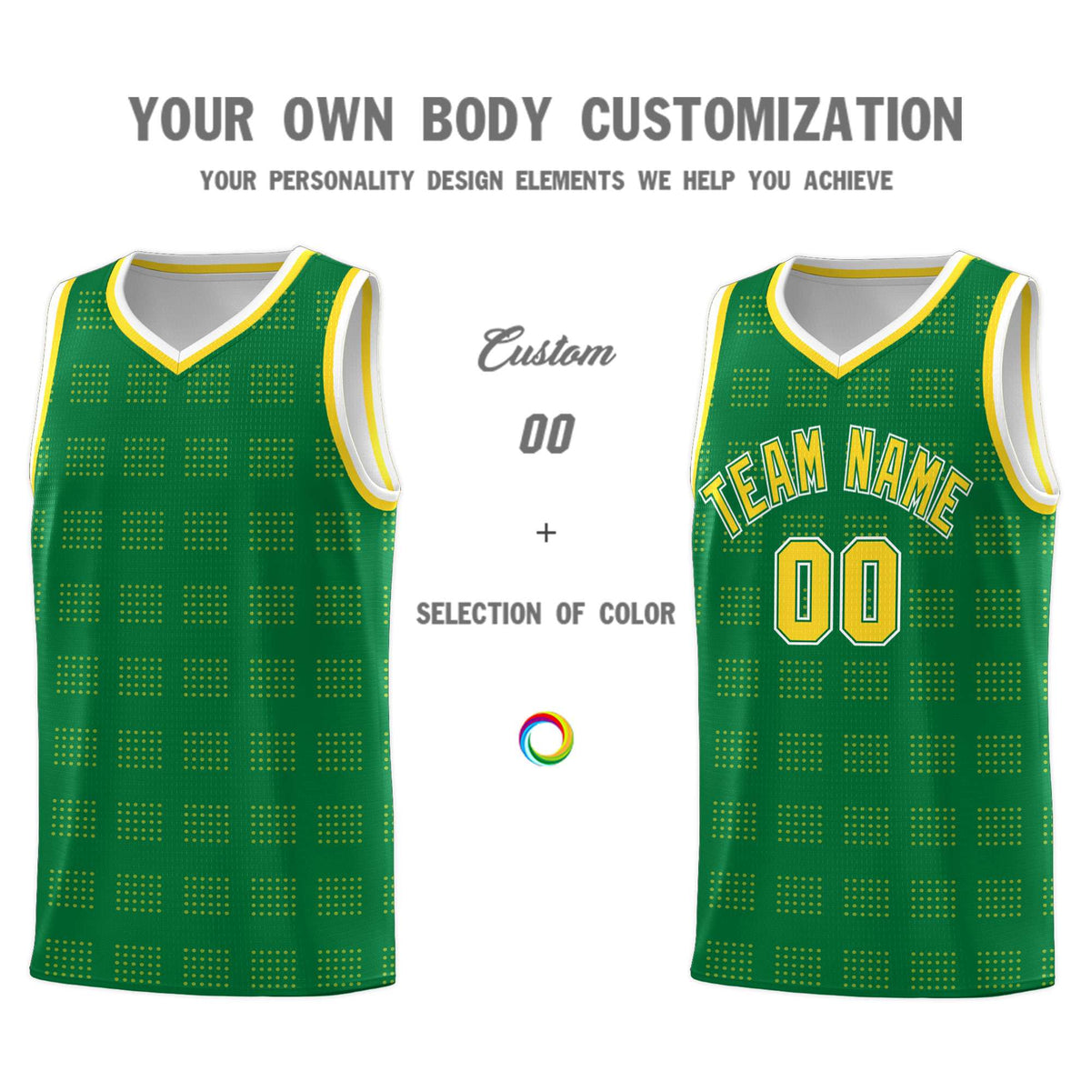 Custom Neon Green Navy-White Side Two-Tone Classic Sports Uniform Basketball Jersey |KXKSHOP