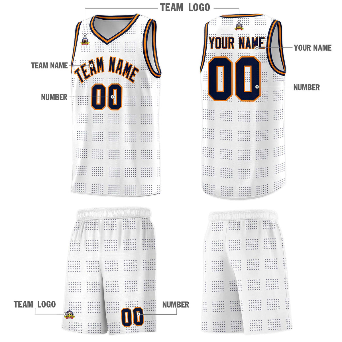 Custom Neon Green Navy-White Side Two-Tone Classic Sports Uniform Basketball Jersey |KXKSHOP