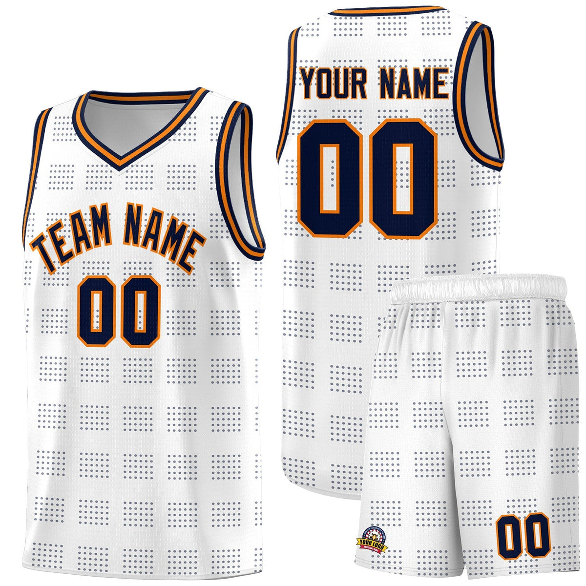 Custom Neon Green Navy-White Side Two-Tone Classic Sports Uniform Basketball Jersey |KXKSHOP