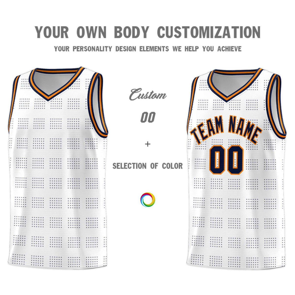 Custom Neon Green Navy-White Side Two-Tone Classic Sports Uniform Basketball Jersey |KXKSHOP
