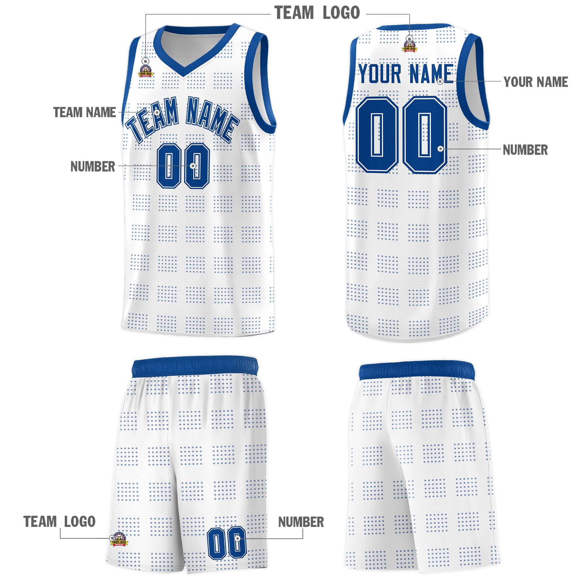 Custom Neon Green Navy-White Side Two-Tone Classic Sports Uniform Basketball Jersey |KXKSHOP