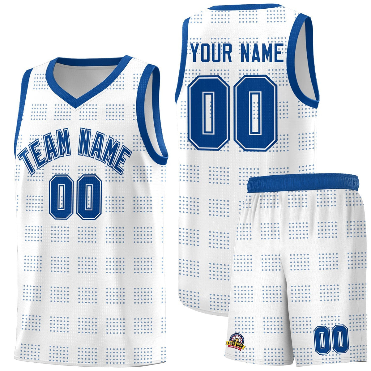 Custom Neon Green Navy-White Side Two-Tone Classic Sports Uniform Basketball Jersey |KXKSHOP