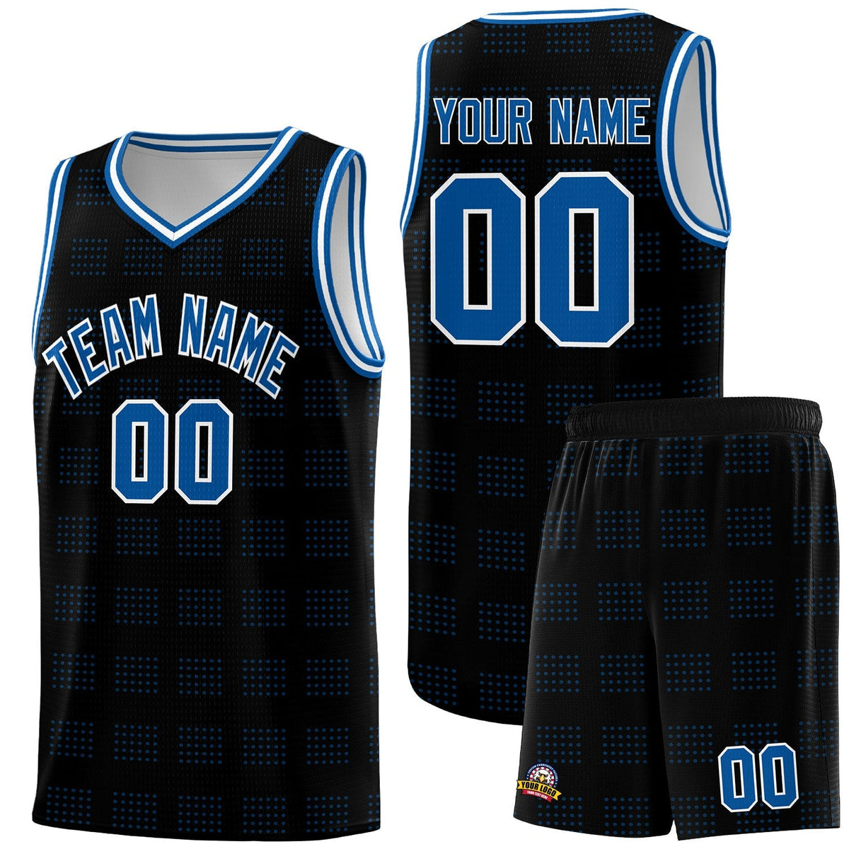 Custom Neon Green Navy-White Side Two-Tone Classic Sports Uniform Basketball Jersey |KXKSHOP