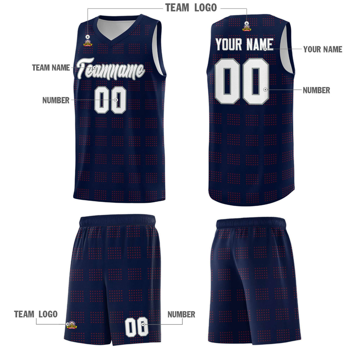 Custom Neon Green Navy-White Side Two-Tone Classic Sports Uniform Basketball Jersey |KXKSHOP