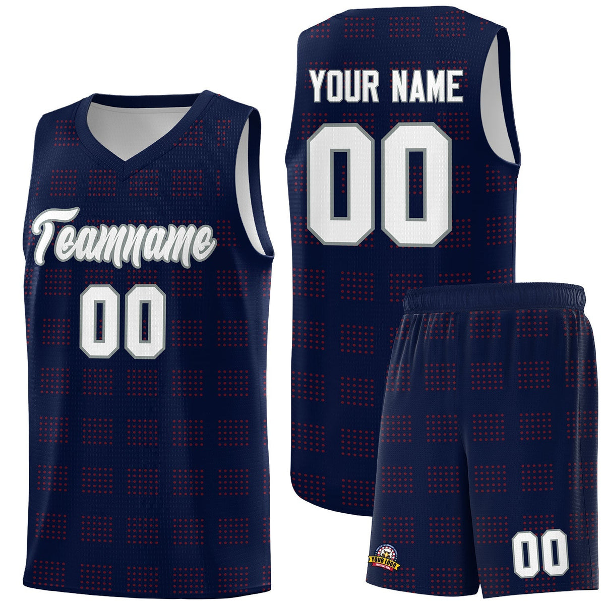 Custom Neon Green Navy-White Side Two-Tone Classic Sports Uniform Basketball Jersey |KXKSHOP