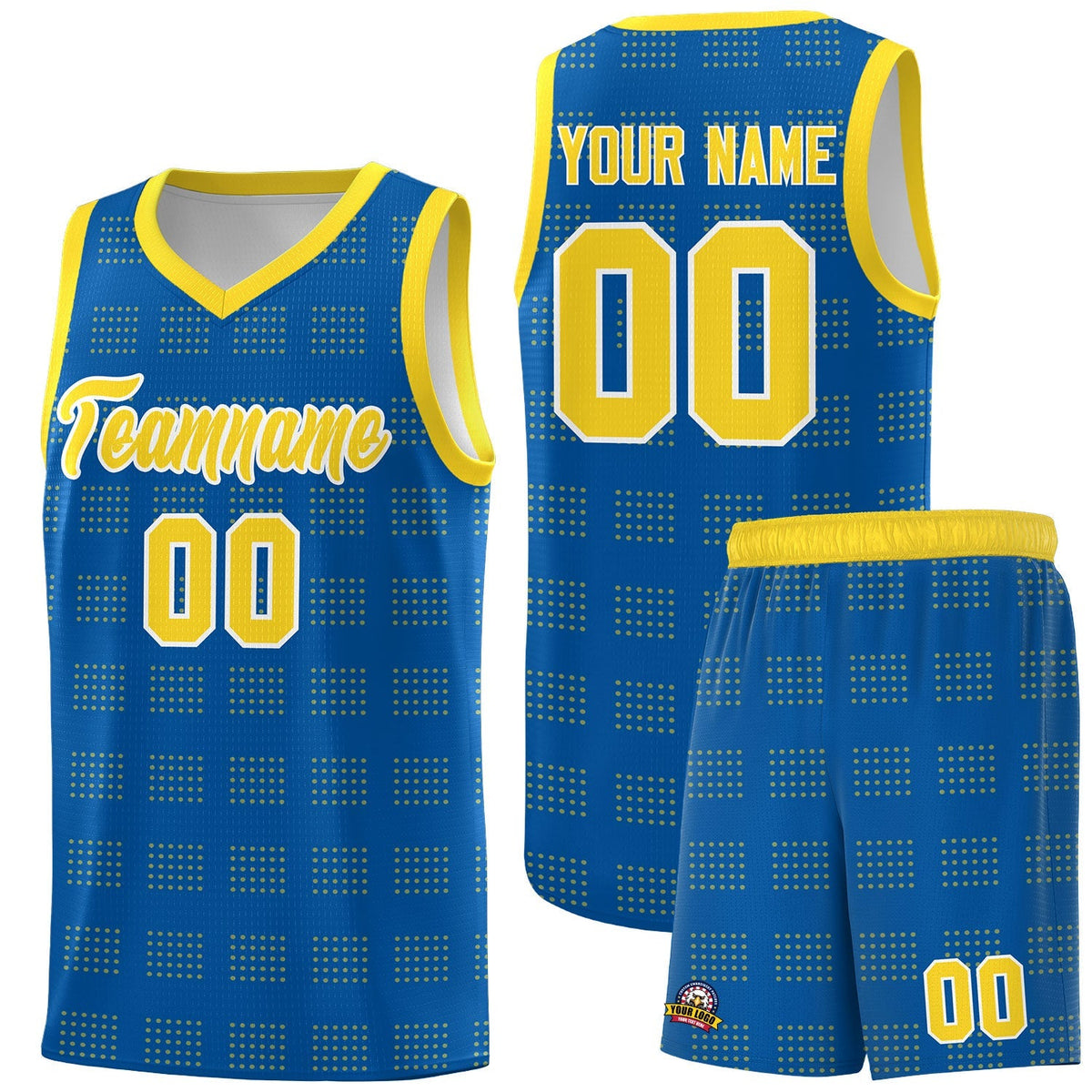 Custom Neon Green Navy-White Side Two-Tone Classic Sports Uniform Basketball Jersey |KXKSHOP