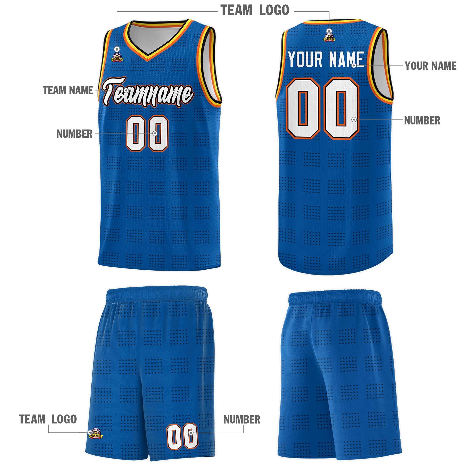 Custom Neon Green Navy-White Side Two-Tone Classic Sports Uniform Basketball Jersey |KXKSHOP
