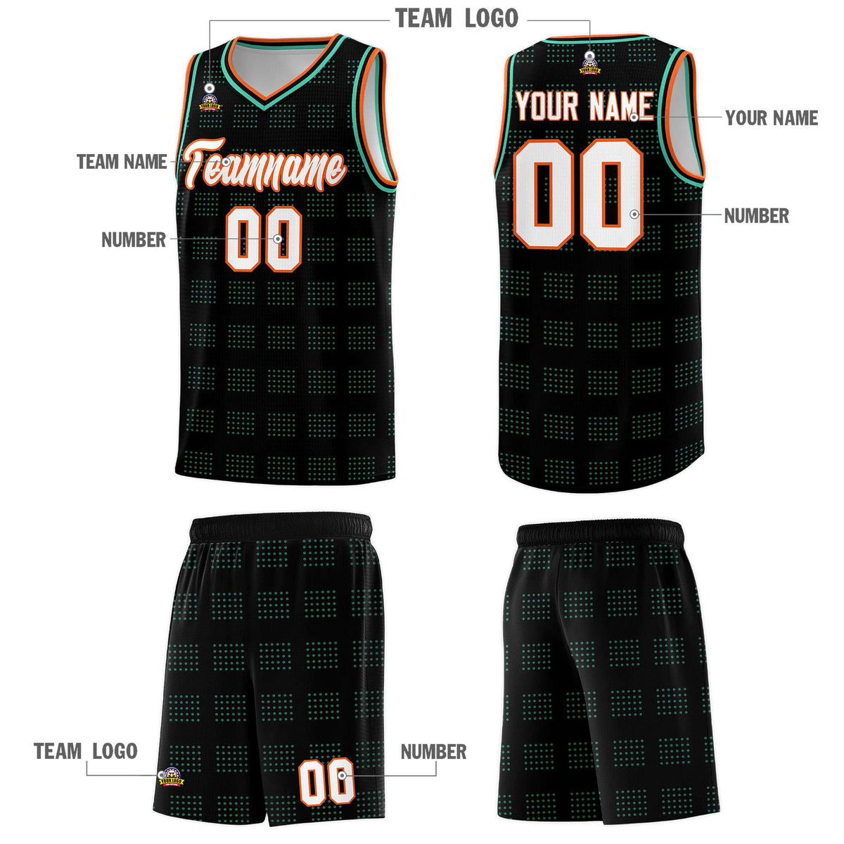Custom Neon Green Navy-White Side Two-Tone Classic Sports Uniform Basketball Jersey |KXKSHOP