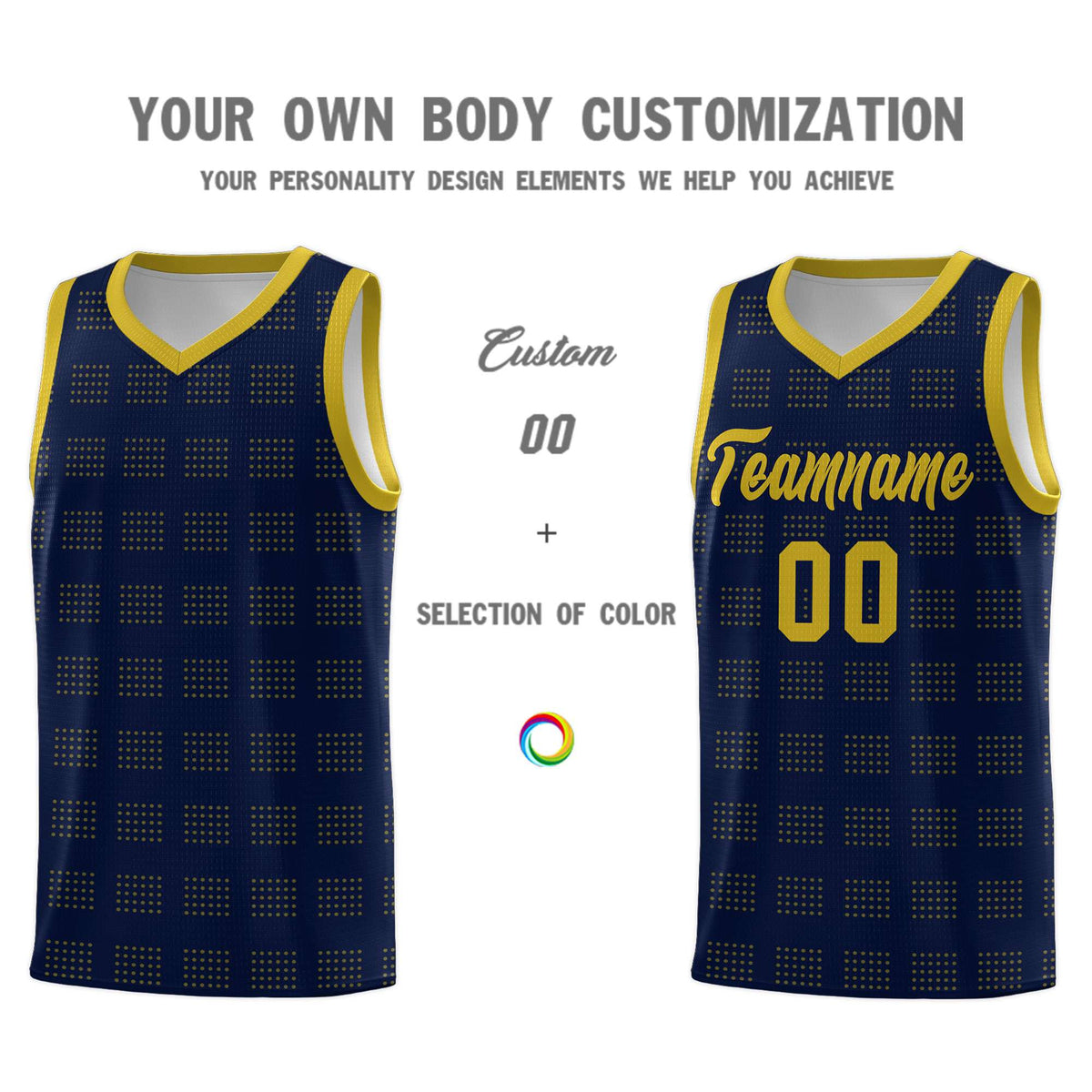 Custom Neon Green Navy-White Side Two-Tone Classic Sports Uniform Basketball Jersey |KXKSHOP