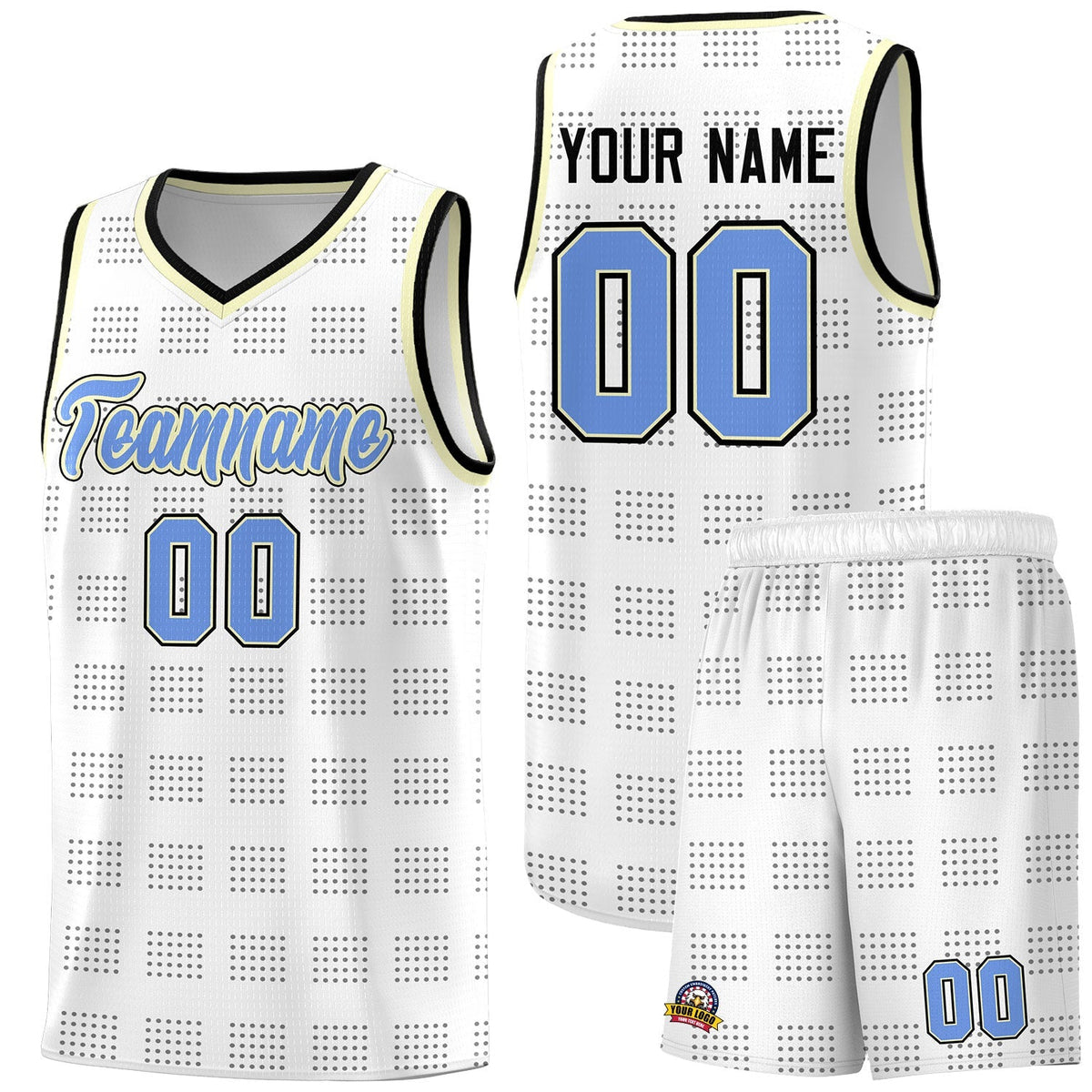Custom Neon Green Navy-White Side Two-Tone Classic Sports Uniform Basketball Jersey |KXKSHOP