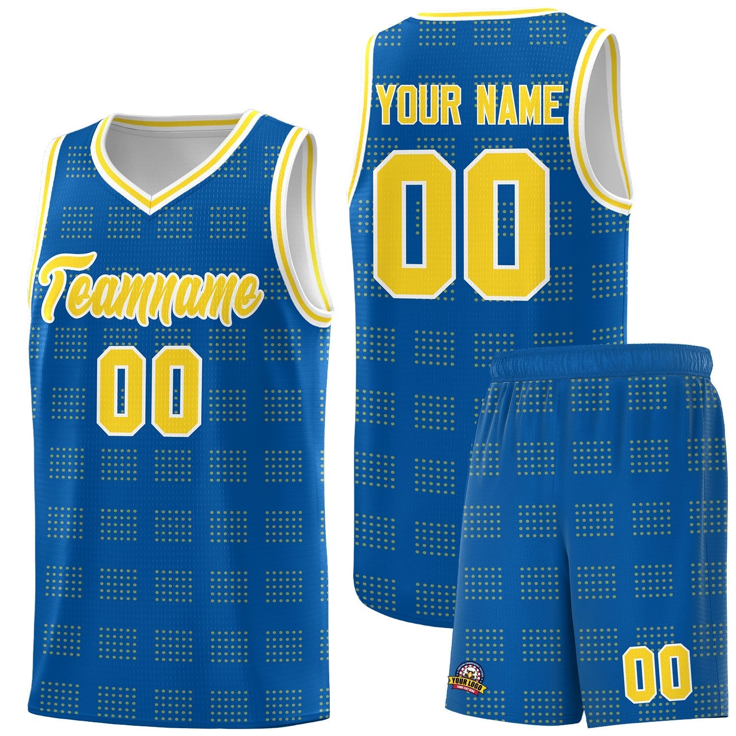 Custom Neon Green Navy-White Side Two-Tone Classic Sports Uniform Basketball Jersey |KXKSHOP