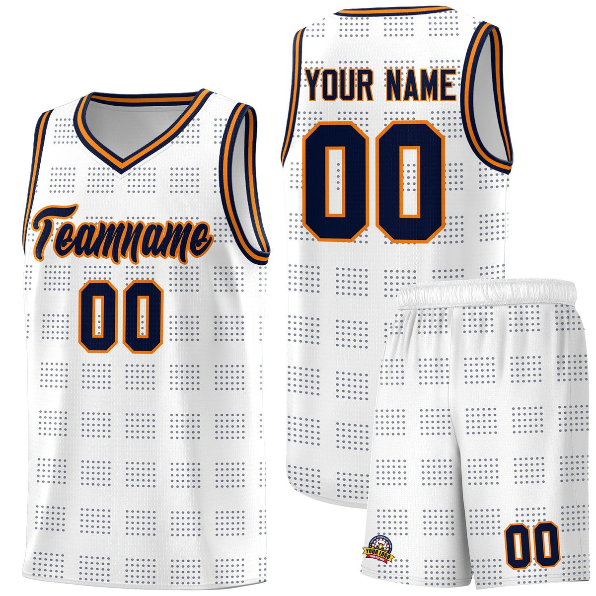 Custom Neon Green Navy-White Side Two-Tone Classic Sports Uniform Basketball Jersey |KXKSHOP
