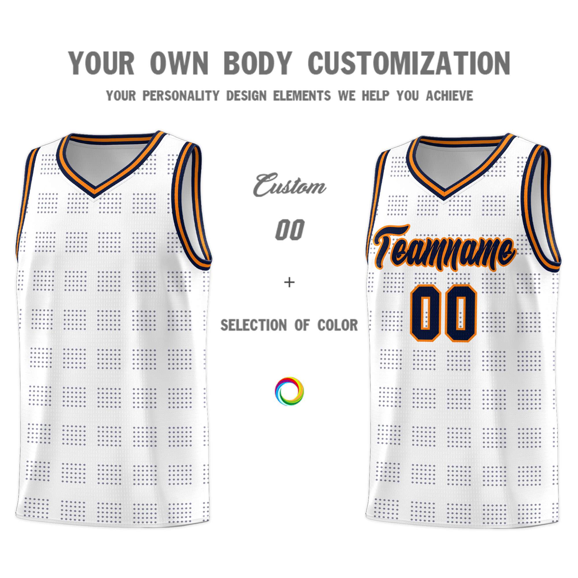 Custom Neon Green Navy-White Side Two-Tone Classic Sports Uniform Basketball Jersey |KXKSHOP