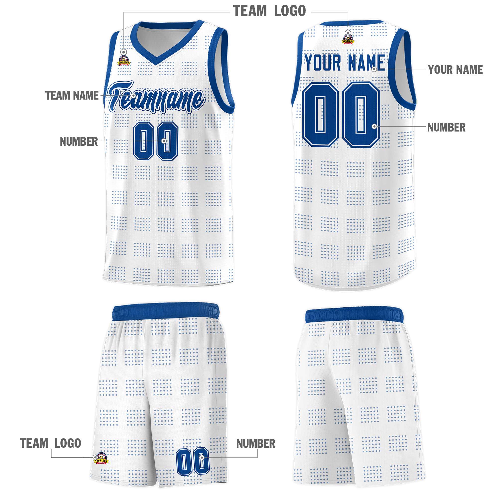 Custom Neon Green Navy-White Side Two-Tone Classic Sports Uniform Basketball Jersey |KXKSHOP