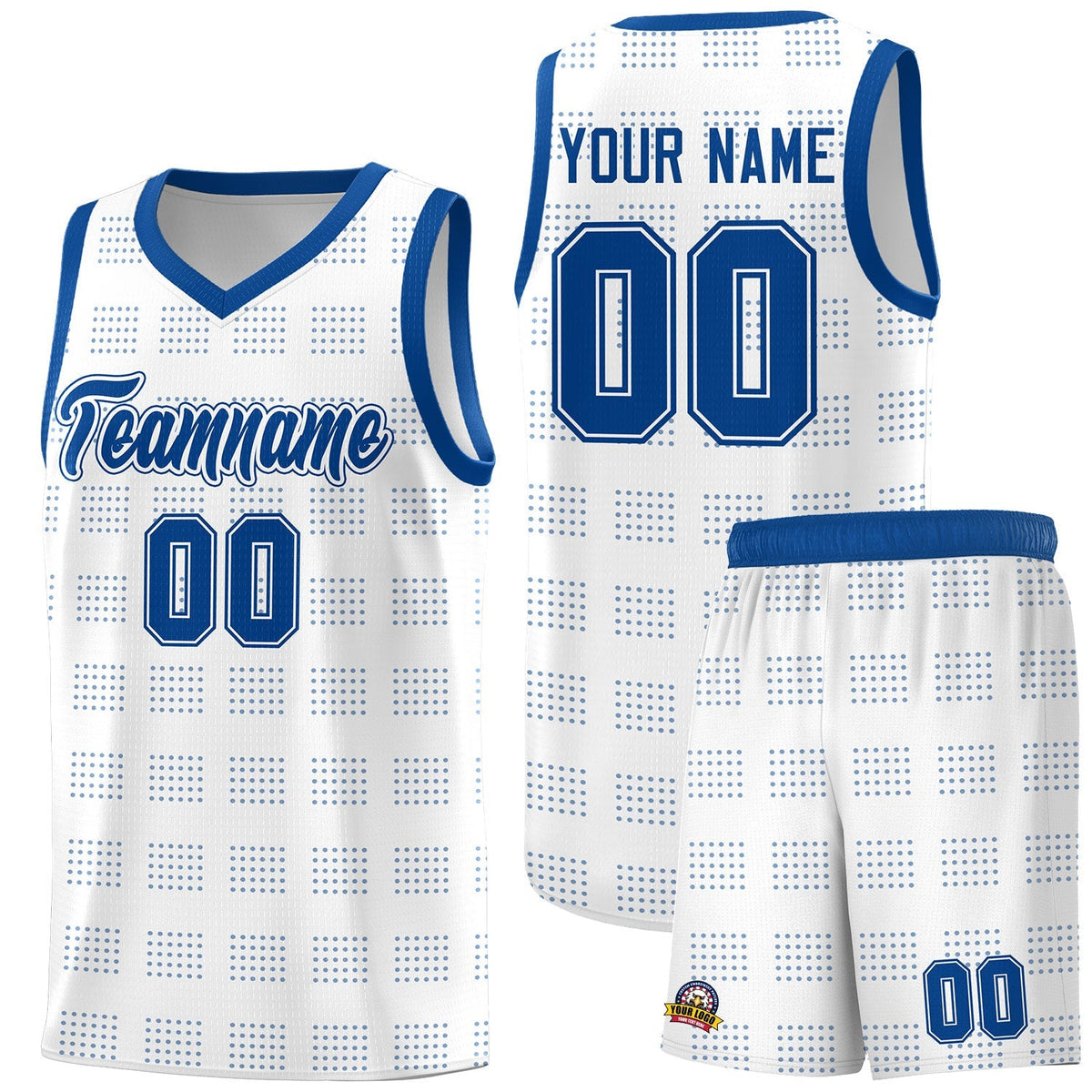 Custom Neon Green Navy-White Side Two-Tone Classic Sports Uniform Basketball Jersey |KXKSHOP