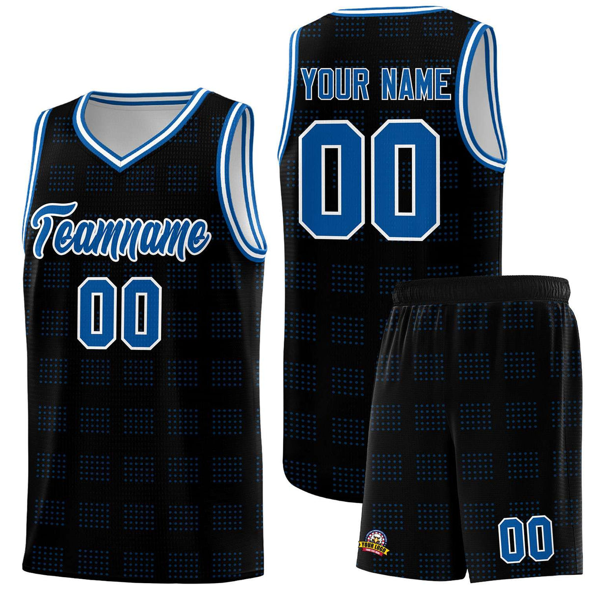 Custom Neon Green Navy-White Side Two-Tone Classic Sports Uniform Basketball Jersey |KXKSHOP