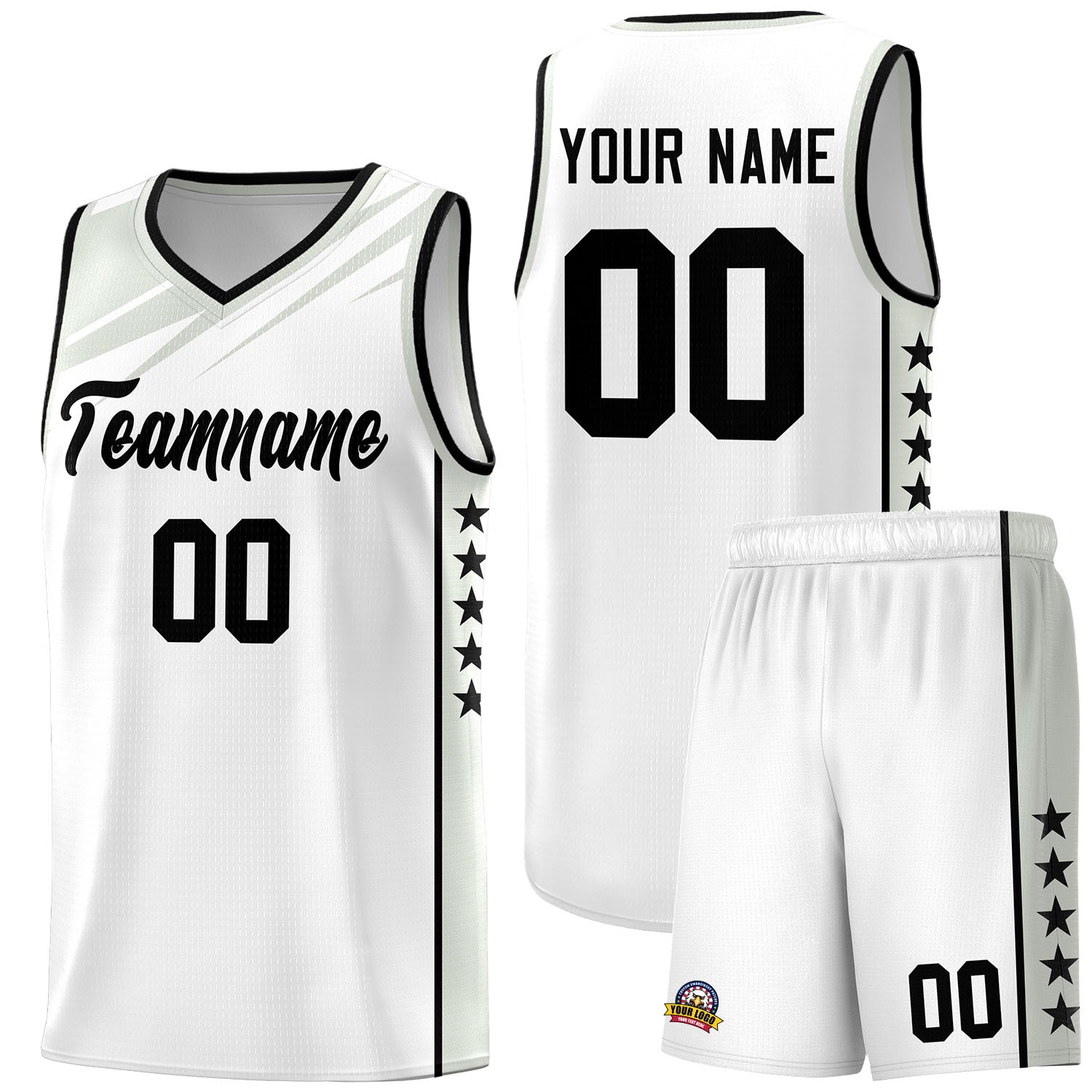 Custom Black Gray Wind Scarred Stars Graffiti Pattern Sets Basketball Jersey